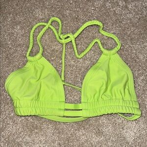 Montce swim Neon Green Bikini Top